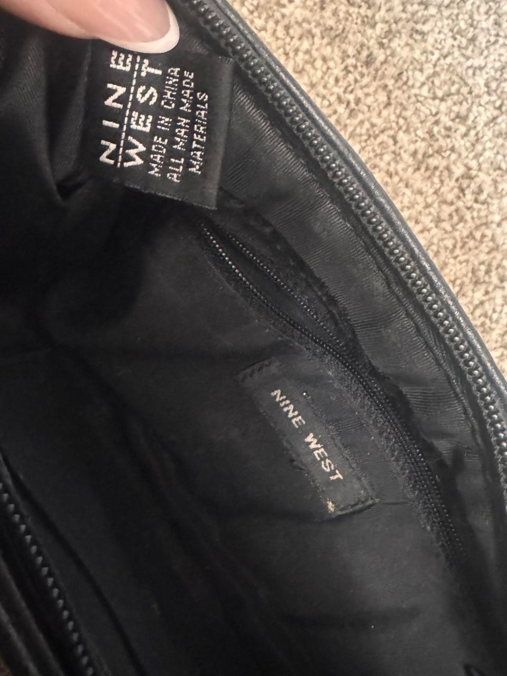 ❌SOLD❌Nine West Vintage Y2K Faux-Leather Shoulder Bag - Picture 4 of 5